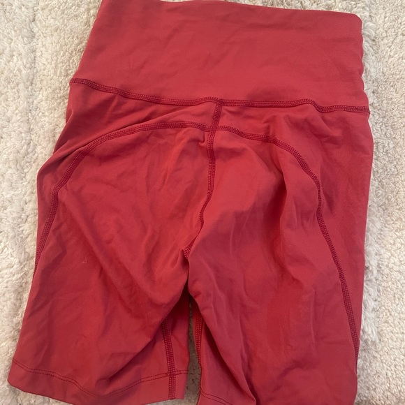 Outdoor Voices Bike Shorts Red - Picture 2 of 3